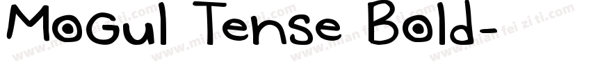 Mogul Tense Bold字体转换